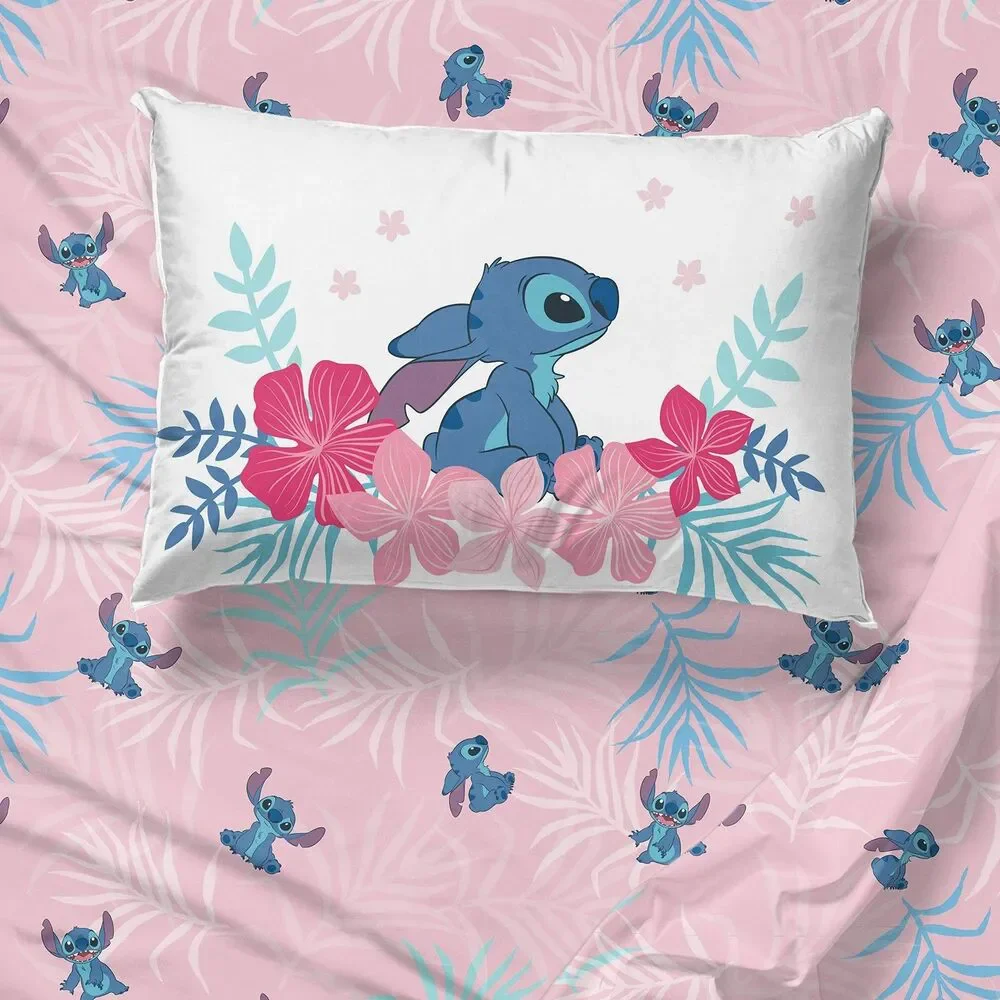 Disney Lilo & Stitch Twin Comforter Set, 5 Piece Reversible Bed in a Bag